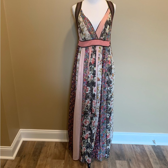 ZARA STUDIO SHIMMERY PATCHWORK DRESS - Picture 6 of 16